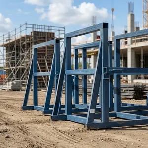 Steel Frame Structure Square Gray Industrial Warehouse Durable Coated Metal Building Material - Product Image 5