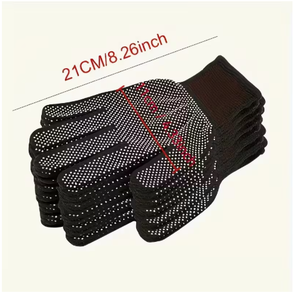Men s Black Riding Gloves Regular Fit With Horse Pattern Grip Design For Equestrian Use Premium Horse Riding Apparel Comfortable - Product Image 4