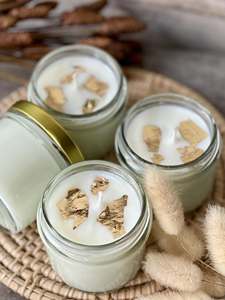 Vela Aromática Hecha a Mano con Cera de Soya, Fragancia Oriental, Ecológica, en Frasco Decorativo Moderno para Aromaterapia en el Hogar - Product Image 1