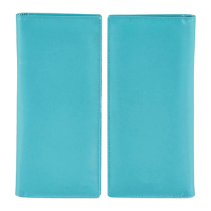 Cartera larga de cuero genuino para hombre, estilo clásico y delgado, tarjetero y monedero - Product Image 2