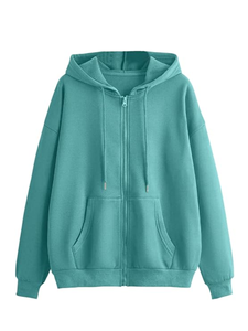 Street wear Zipper <b>Hoodie</b> Oversized Men's Custom Logo Printing Embroidery 100% Cotton Hoodies OEM ODM Service Available - Product Image 6
