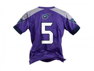 Maillot de football américain personnalisé, tenue de sport pour équipe, violet et blanc, manches courtes, uniforme athlétique, logo, numéro et nom personnalisés, performance - Product Image 3