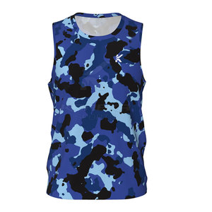 Nouveau style, uniforme de basketball en polyester respirant de haute qualité avec couleur et taille personnalisées, séchage rapide pour hommes - Product Image 2