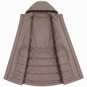 <b>Women's</b> Outdoor Winter <b>Parka</b> <b>Jacket</b> with High Collar, Adjustable Hood, Water Resistant Fabric and Durable Construction - Product Image 6