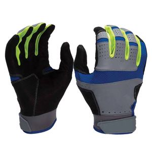 Équipement de frappe de baseball de softball professionnel pour adultes et jeunes Gants en cuir de haute qualité avec logo personnalisé pour l'extérieur uni - Product Image 2