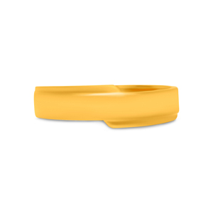 Luxury Smooth <b>Dome</b> Gold Tone Statement Band <b>Ring</b> for Men Wholesale Jewelry 18K Yellow Gold Men <b>Ring</b> - Product Image 3