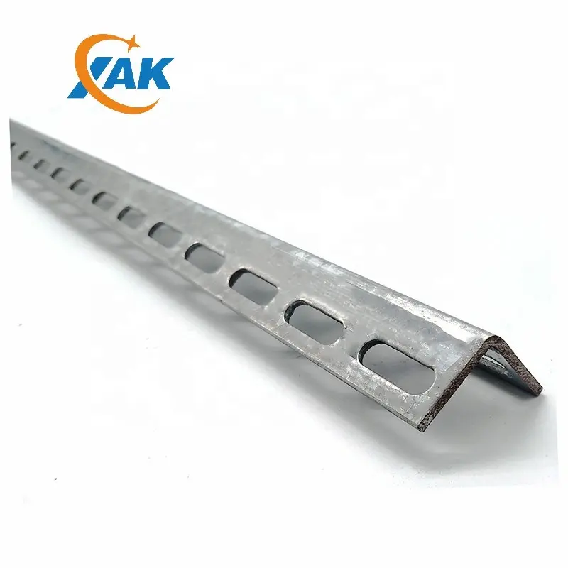 XAK Cold-formed Galvanized Steel Sections beams Perforated roll forming L Angle steel profile manufacturer 2024