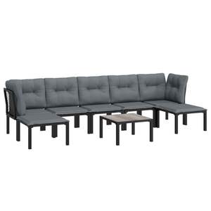 Conjunto de Muebles de Jardín en Negro y Gris - Product Image 3