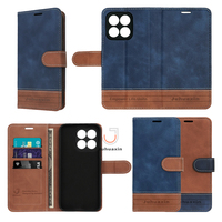 Étui de téléphone universel en cuir PU avec support étuis de téléphone portable avec support et fonction de support Funja Tipo Cartera