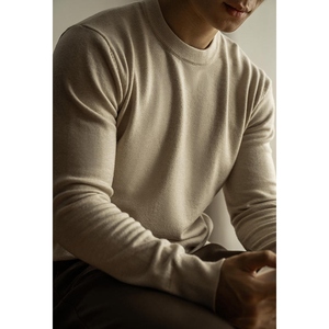Premium <b>Wool</b> Blend Crew Neck Sweater Elastic Breathable Knitwear Thermal <b>Base</b> <b>Layer</b> Warm Casual Pullover for Autumn Winter Daily - Product Image 6
