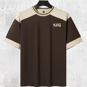เสื้อยืดโอเวอร์ไซส์ทรงหลวมแบบวอชดี้ รุ่นใหม่ล่าสุด สำหรับผู้ชาย สวมใส่สบายๆ ออกกำลังกาย วิ่ง ฟิตเนส ใส่ได้ทุกวัน ลายพิมพ์สวยงาม เป็นมิตรต่อสิ่งแวดล้อม - Product Image 1