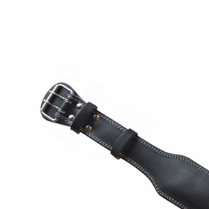 Ceinture de musculation professionnelle en cuir, soutien robuste pour les soulevés de terre, la force athlétique et le développement de la force - Product Image 5