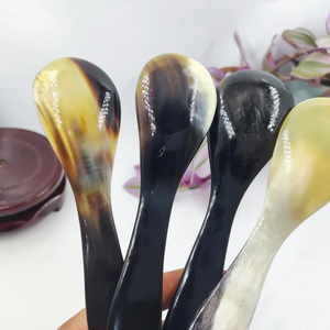 Cucharas de caviar de cuerno de búfalo, juego de cocina de lujo, cuchara para servir de cuerno de búfalo a buen precio - Product Image 2