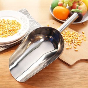 Cuillère à glace de luxe en acier inoxydable doré, outil de service de boissons haut de gamme pour cuisine, accessoire de bar commercial - Product Image 1