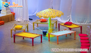 Fondo de guirnaldas de jazmín y caléndula para boda, telón de fondo de guirnaldas de jazmín con flor de caléndula para decoración de escenario de boda india, Mandap - Product Image 4