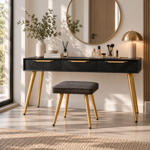 Table console moderne en bois massif de la collection GALAXY, ensemble pour salon et chambre, service OEM du Vietnam - Product Image 5