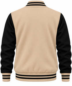 Veste universitaire personnalisée pour homme, style Letterman, vintage américain, avec patchs en chenille, en laine et cuir, marque privée, veste de baseball universitaire - Product Image 2