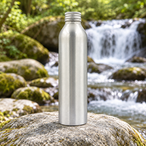 Botellas de Aluminio de Grado Alimenticio al por Mayor para Envasado de Jugos con Impresión Personalizada y Tapas de Rosca - Product Image 3