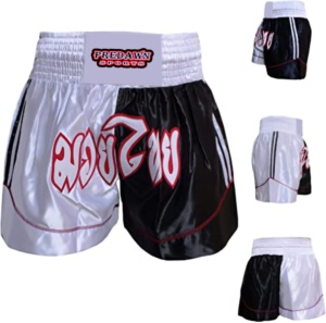 Diseño personalizado impreso Kick Boxing Muay Thai Shorts Fighting Shorts Muaythai Shorts en colores degradados - Product Image 1