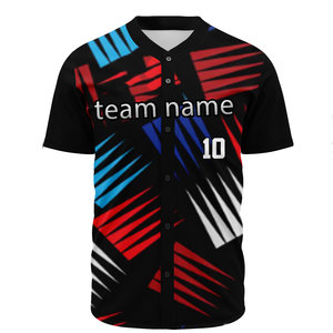 OEM <b>Custom</b> Baseball Jersey Shirt Hot Selling <b>Uniform</b> Sublimation Embroidered Logo for Baseball <b>Softball</b> Plus Size Printed jersey - Product Image 3