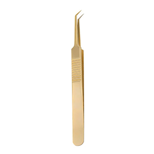 Pinzas Profesionales Antimagnéticas de Acero Inoxidable con Punta de Fibra de Alta Precisión para Extensión de Pestañas de Volumen - Product Image 3