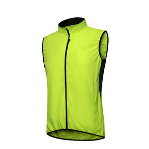 Chaleco de Ciclismo Personalizado de Alta Visibilidad, Sin Mangas, Ligero, Cortavientos, Fabricante Mayorista de Marca Privada OEM - Product Image 2