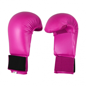 VORNEX INDUSTRY Gants d'entraînement de karaté personnalisés, protège-mains de boxe MMA en PU, fermeture auto-agrippante, gants de haute qualité pour arts martiaux - Product Image 1