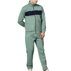 Ventes directes d'usine, survêtements de sport pour hommes, survêtements d'hiver, taille haute, coupe-vent, tissu en polaire épais, survêtements légers - Product Image 1