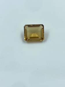 พลอยซิทรินธรรมชาติทรงบาแกตต์ สีเหลืองอ่อน สำหรับทำเครื่องประดับ - Product Image 5