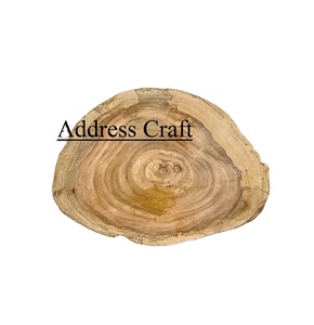 เขียงไม้ไผ่ทรงกลมทำจากไม้ธรรมชาติเขียงทำจากไม้ออกแบบได้ตามต้องการ - Product Image 1