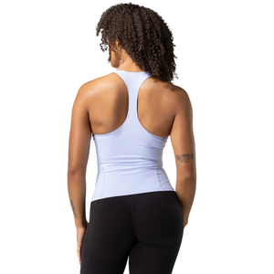 Top Deportivo Halter sin Costuras para Mujer, Color Azul Cielo, con Soporte Incorporado, Elástico, para Yoga, Gimnasio, Entrenamiento, Estilo Body - Product Image 3