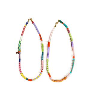 Collier tendance en perles de rocaille personnalisées, chaînes perlées multicouches, fait main, couleur et taille personnalisables, unisexe - Product Image 6