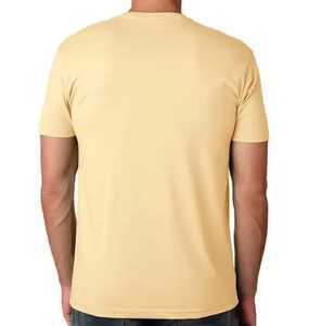 T-shirt Homme Col Rond Manches Courtes 100% Coton Couleur Unie Qualité Export Personnalisable Logo OEM Vente en Gros - Product Image 3
