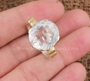 Luxury Two Tone 925 Sterling <b>Silver</b> Bezel Setting Amethyst Wedding <b>Statement</b> <b>Ring</b> for Women - Product Image 5