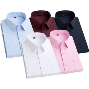 Camisa Formal de Oficina para Hombre de Primera Calidad, Color Sólido, Transpirable, Otoñal, Ecológica, 100% Algodón, Precio Económico Premium - Product Image 1