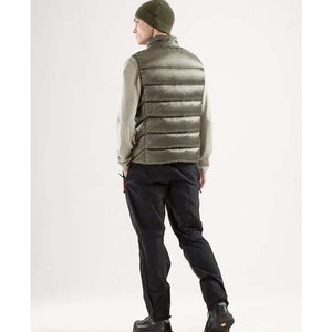 Chaleco acolchado de invierno de color sólido para hombre, chaleco grueso con cremallera, tela transpirable, chaleco calefactable y cálido para hombre. - Product Image 6