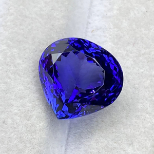 Piedra de Tanzanita Natural Certificada, Corte Corazón, Color Azul Real Intenso, con Excelente Color, Zoisita Natural, 8.13 Quilates, Claridad Loupe - Product Image 4