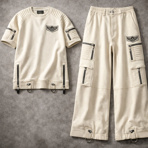 Sudadera con capucha y cremallera de forro polar transpirable, estilo motero, personalizada, unisex, para invierno, con estampado serigráfico, estilo urbano. - Product Image 1