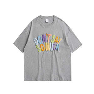 Camiseta de Algodón 100% con Impresión 3D de Alta Calidad, Personalizable con su Marca, Logotipo Personalizado, Manga Corta, Tallas Grandes para Hombre - Product Image 1