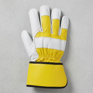 Gants de sécurité confortables en cuir de chèvre, résistants, pour travaux de jardinage, doux, usage personnel, anti-vibrations, anti-statiques - Product Image 4