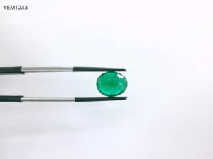 Esmeralda Zambiana Natural, Corte Ovalado Facetado, 6.12ct, Alta Calidad, Gema Suelta para Joyería - Product Image 2