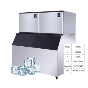 Máquina de Hielo Comercial para Uso Empresarial, Formas de Copo de Nieve y Hielo, Enfriamiento por Agua, Capacidad de 1000 kg - Product Image 5