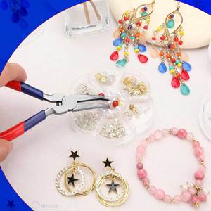 Mini Bent Chain Nose Pliers Stainless Steel Serrated Jaw Precision Tool Gripping Bending <b>Wire</b> Jewelry Making <b>Craft</b> Repair - Product Image 3