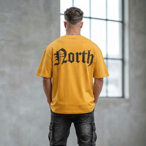 Camisetas de Lujo de Algodón Premium con Ajuste Holgado, Estilo Urbano Casual, Hombros Caídos, Manga Corta y Pedrería, Camisetas Oversize de Moda Urbana - Product Image 1