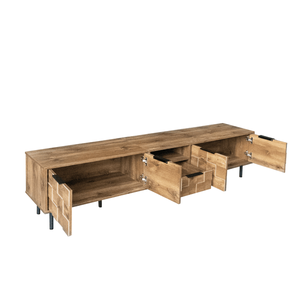 Mobile TV in Legno da 78 Pollici, Consolle Porta TV per TV da 85, 75, 65 Pollici, Mobile TV da Soggiorno con Spazio Contenitore - Product Image 5