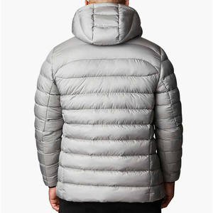 Custom North High Quality Grey Face Hooded <b>Waterproof</b> Puffer Jacket Keep <b>Warm</b> Unisex Winter Jackets Adults 100% Nylon Streetwear - Product Image 5