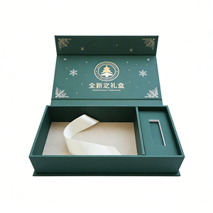 Boîte cadeau pour photographe en lin beige crème pour le rangement d'impressions photo sur tissu, avec clé USB en verre cristal - Product Image 1