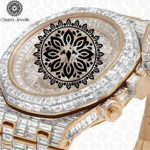 Reloj Mecánico de Acero Inoxidable de Lujo para Hombre Charm Jewells, Esfera Analógica de 40 mm, Cristal, Botón de Presión, Cierre Oculto, Resistente al Agua 10 Bar - Product Image 1