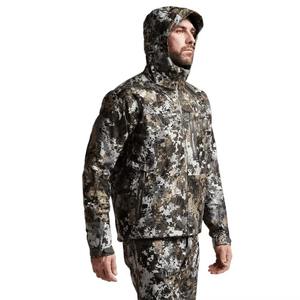 Veste de chasse softshell pour homme, à capuche, motif uni, respirante, imperméable, coupe-vent, manches longues, haute performance - Product Image 5