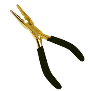 Pinzas Profesionales para Extensiones de Cabello de Acero Inoxidable de Grado Quirúrgico Color Plateado con Dientes para Uso Comercial - Ariston International - Product Image 5